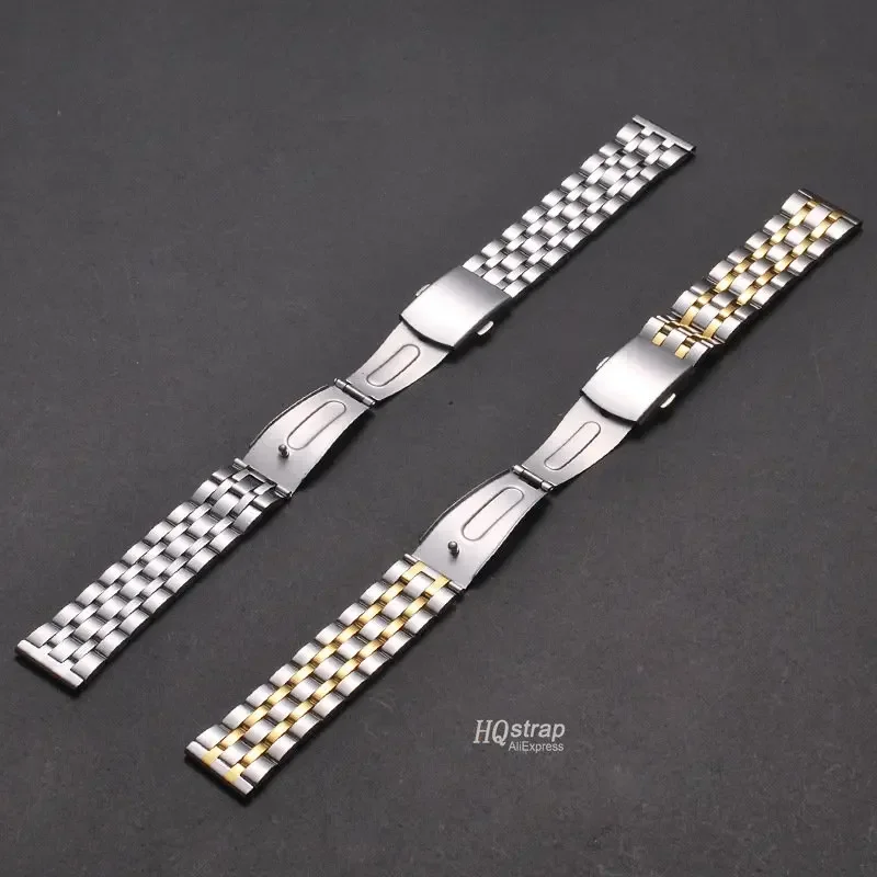 Stainless Steel Strap for Seiko Watch Band 18mm 20mm 22mm Smartwatch Replacement Wristband Universal Bracelet Watch Accessories