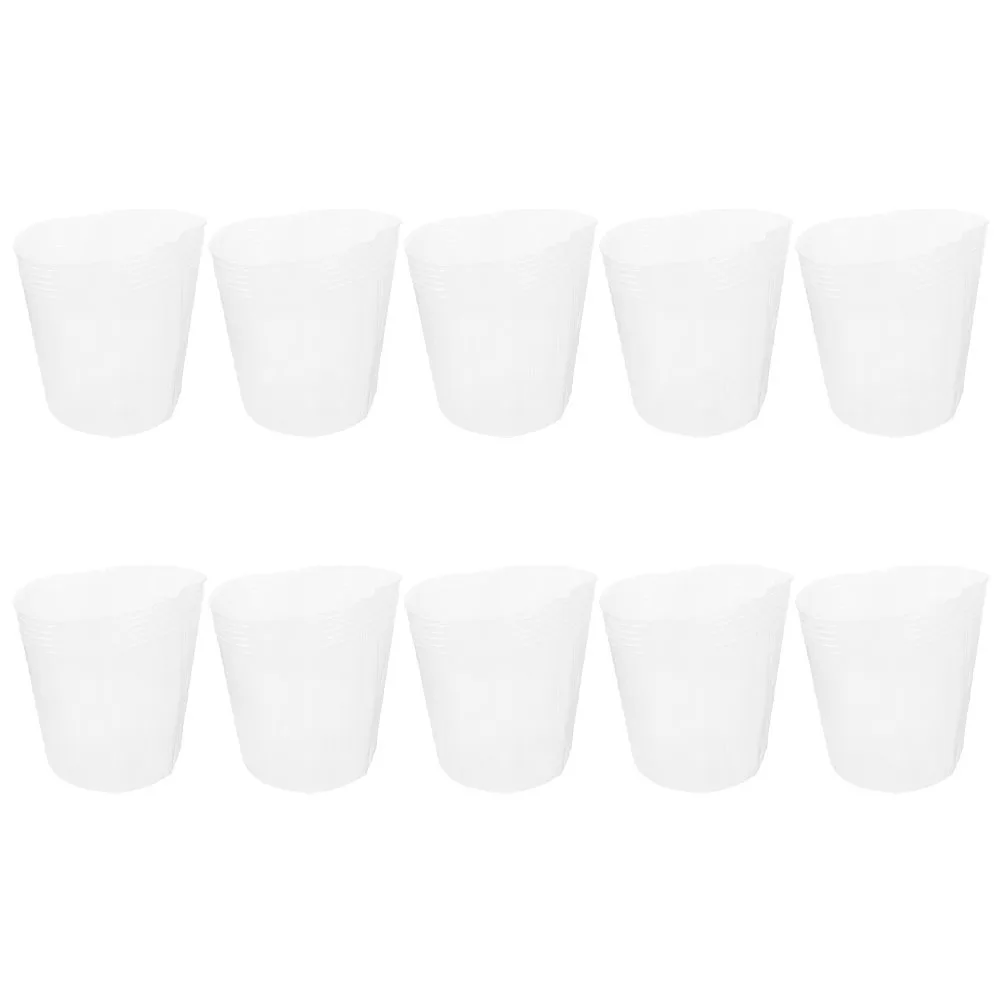 10Ud Forro Interior Para Maceta Plástico Transparente Duradero Diseño Fácil Reemplazo Para Planta Insert Uso Jardín Casa Oficina Maceta Planta Insert