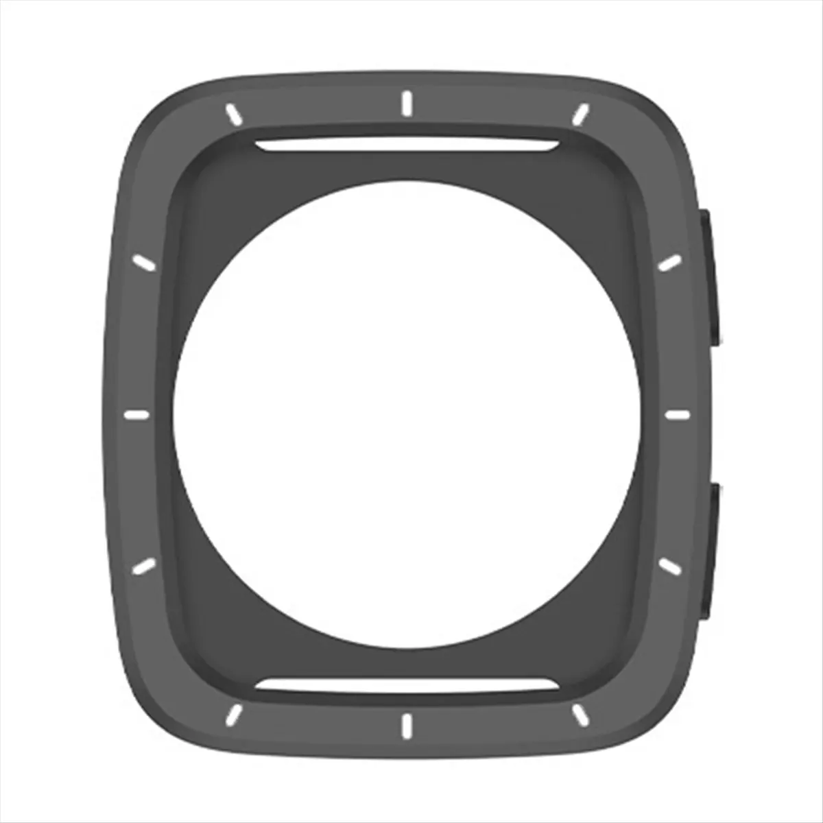 Per Active 2 Square/Active2s Square Sapphire Watch Custodia protettiva in metallo nera