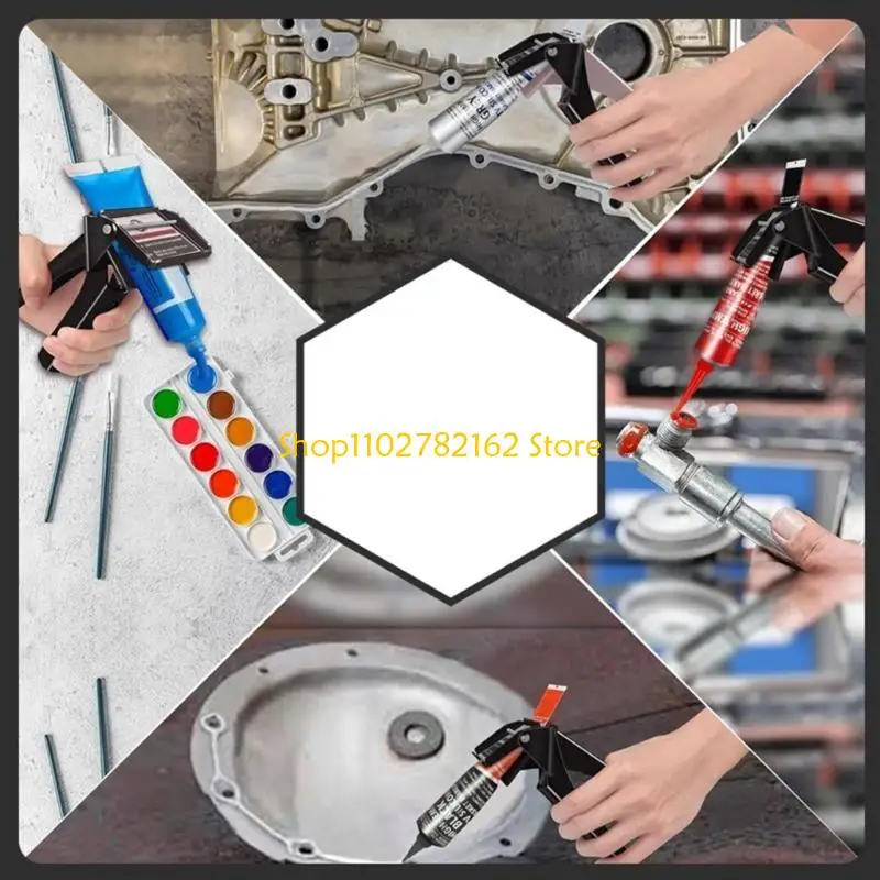 547B Wyciskacz do rur Narzędzie do wytłaczania rurek RTV i dozownik silikonu Maksymalizuje wykorzystanie całego materiału