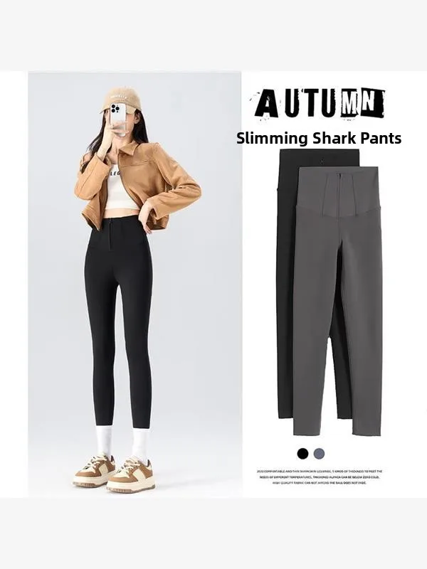 

Новые женские брюки для йоги из овчины на молнии, тонкие брюки для йоги с подтяжкой живота, подтягивающие ягодицы, весенне-осенняя мода