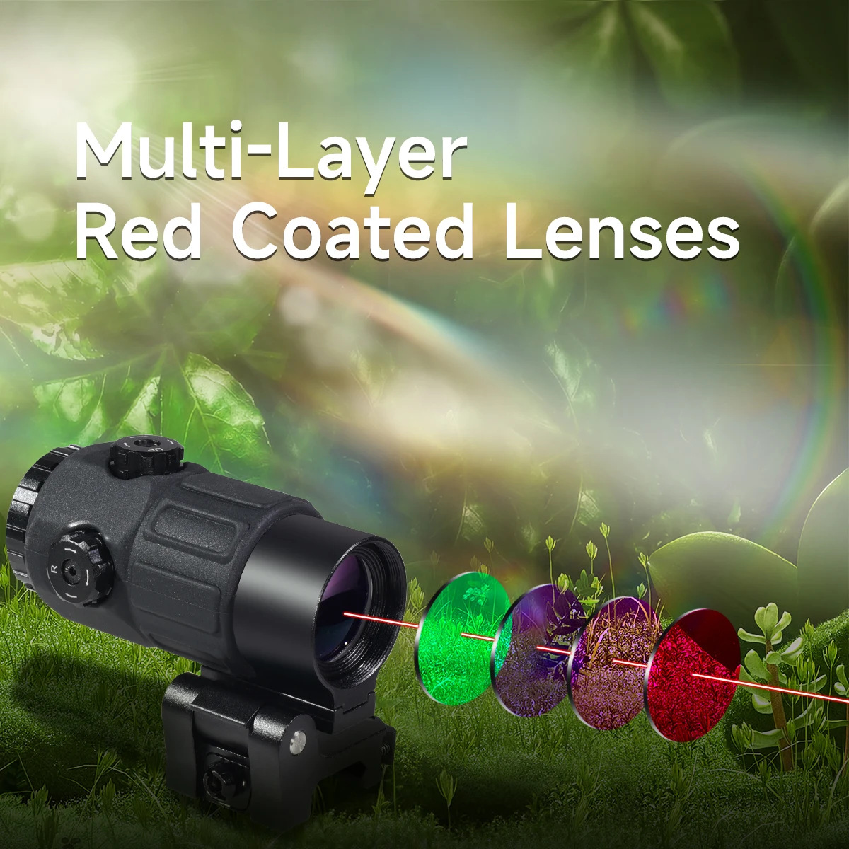 558 المجسم ميزاء ريد دوت البصر الادسنس نطاقات G33/G43 3X G45 5X المكبر معدات الصيد ث/20 مللي متر السكك الحديدية جبل و QD رافعة