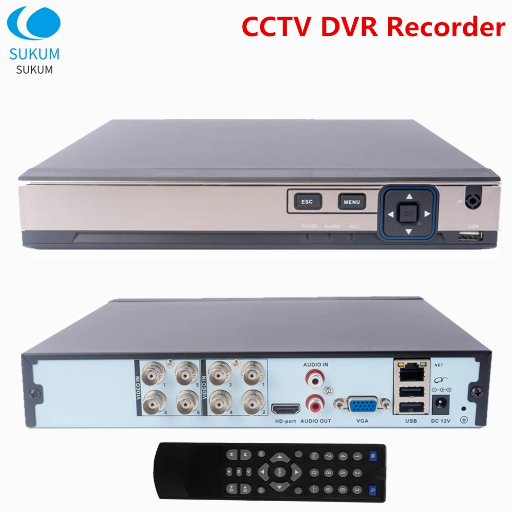 

4CH 8CH 16CH AHD DVR Recorder 5M-N Hybrid NVR XMEye APP 6 IN 1 CCTV Security Digital Video Recorder For 5MP Analog IP Camera