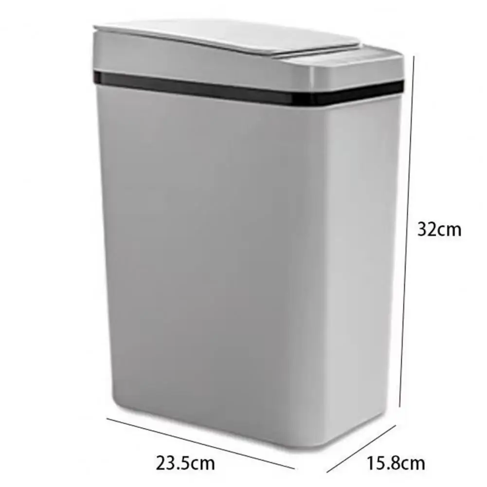 Induction Trash Can Light Touch Switch Intelligent Garbage Bin Rechargeable 3 Colors Intelligent Garbage Bin Keep Tidy