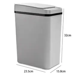 Induction Trash Can Light Touch Switch Intelligent Garbage Bin Rechargeable 3 Colors Intelligent Garbage Bin Keep Tidy