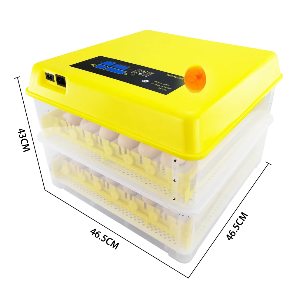 

112pcs Dual Power Roller Mini Household Incubator Chicken, Duck, Goose Quail Incubator One-click Egg Incubator