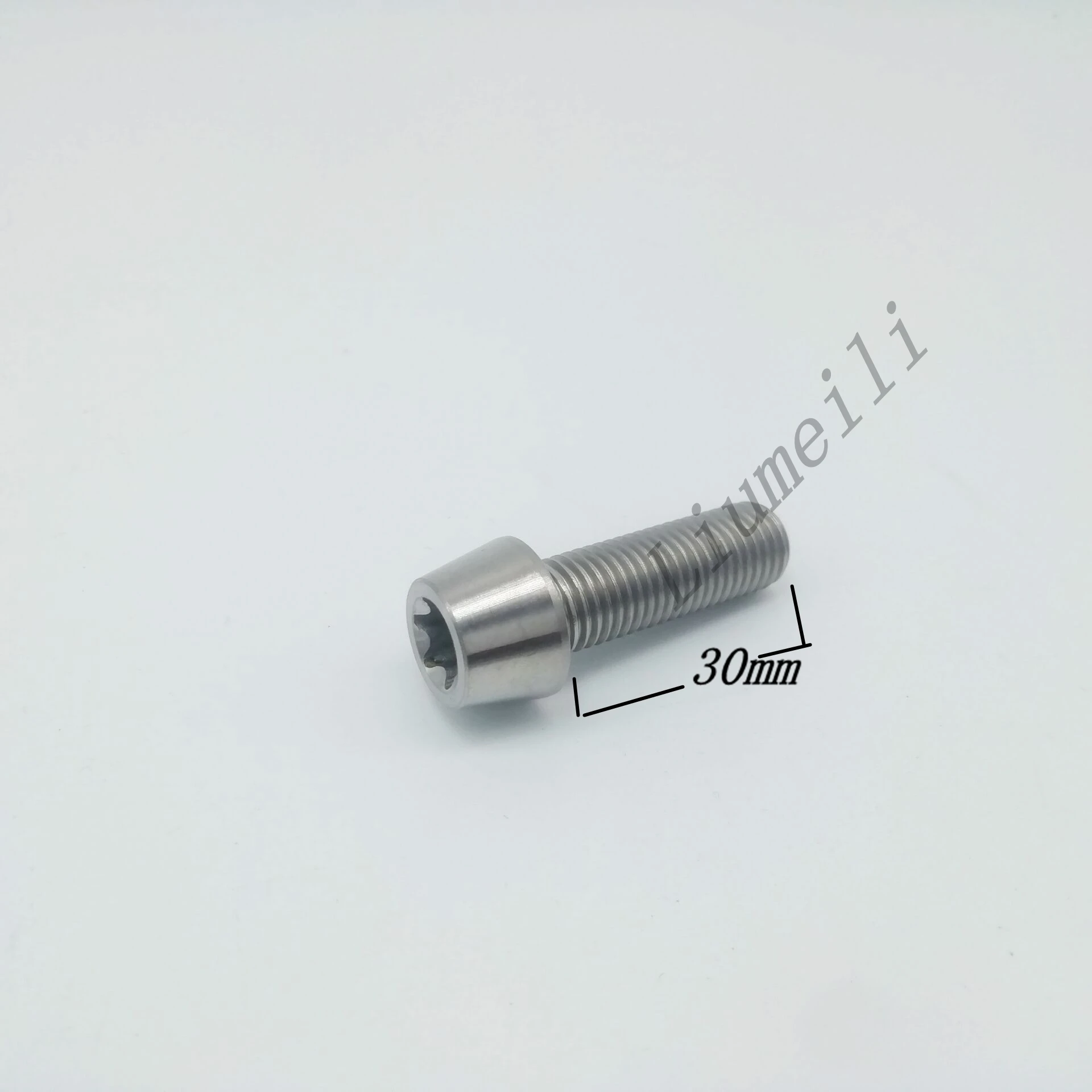 Liumeili M10X30mm M10x60mm M10x70mm Pitch 1.25mm Taper Head Titanium for Ducati Front Brake Caliper Motor Bike Bolts 1pc