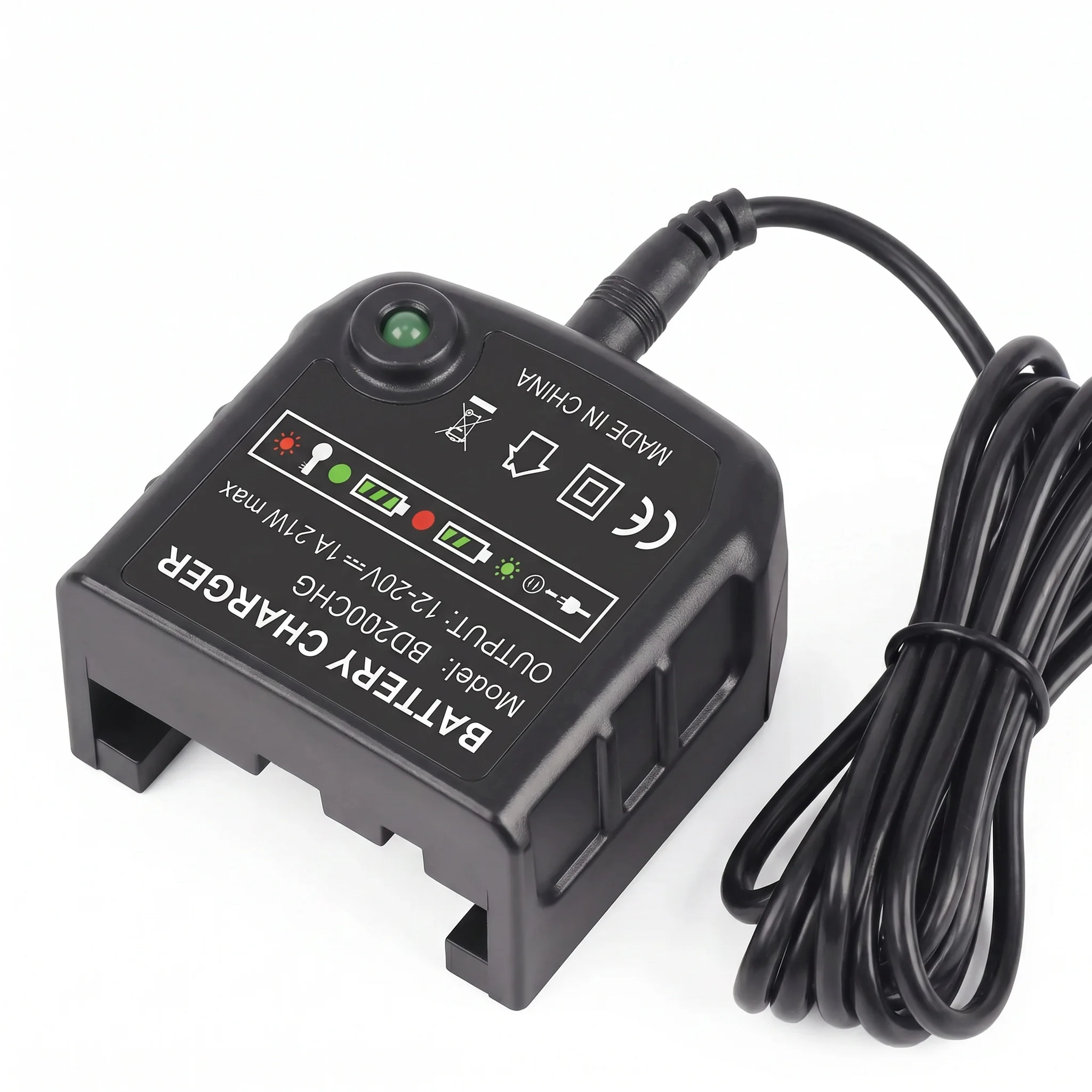 Li-ion Battery Charger For Black Decker 10.8V 14.4V 20V Serise LBXR20 Electric Drill Screwdriver Tool Battery Accessory