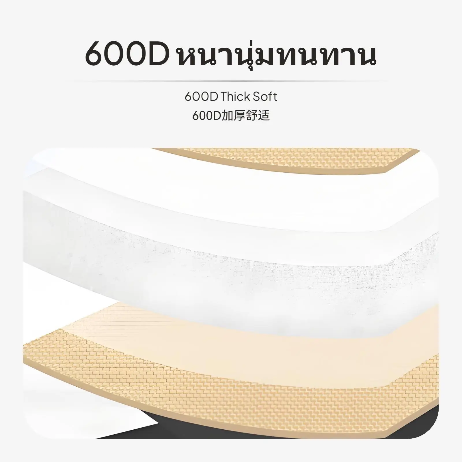 2-Piece Outdoor Folding Moon Chair, Adjustable Reclining Lounge Chair with Footrest, Portable Camping Chair for Fishing & Beach,