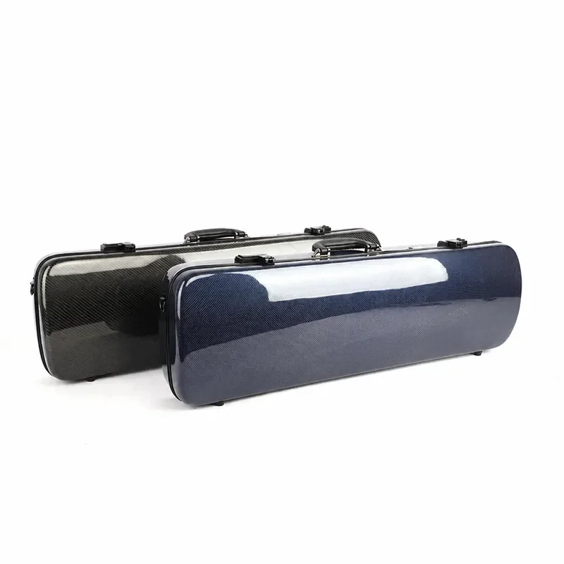 Rm Carbon Brazing Violin Case 4/4 Adult Hard Shell Ultra Light Compression Resistant Shockproof Square Musical Instrument