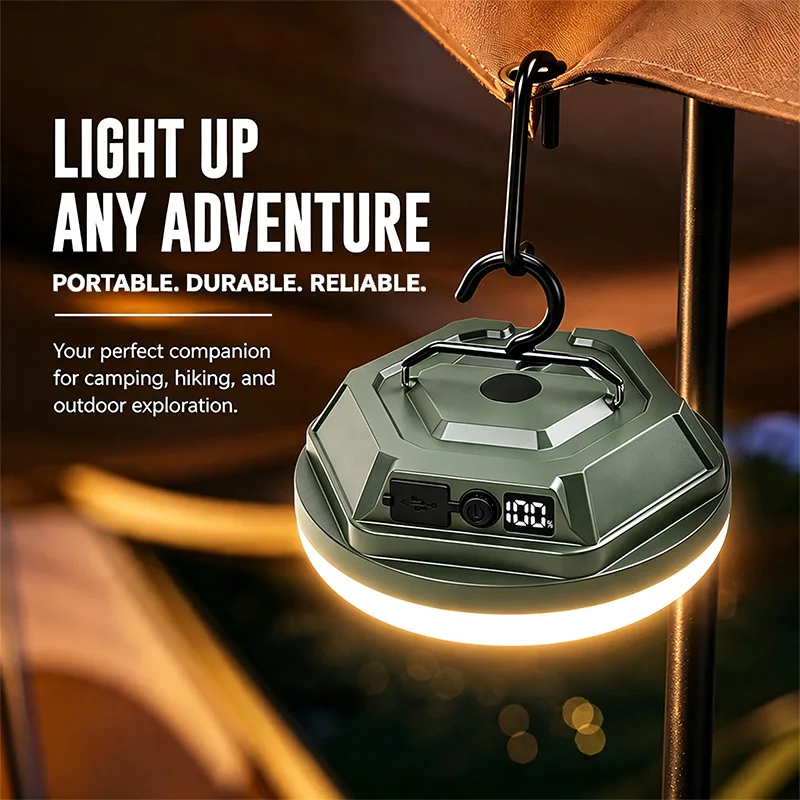 New LED Ambient Camping Lights Can Be Hung USB Rechargeable Outdoor Lighting Can Provide Long-Lasting Power For Camping Lanterns