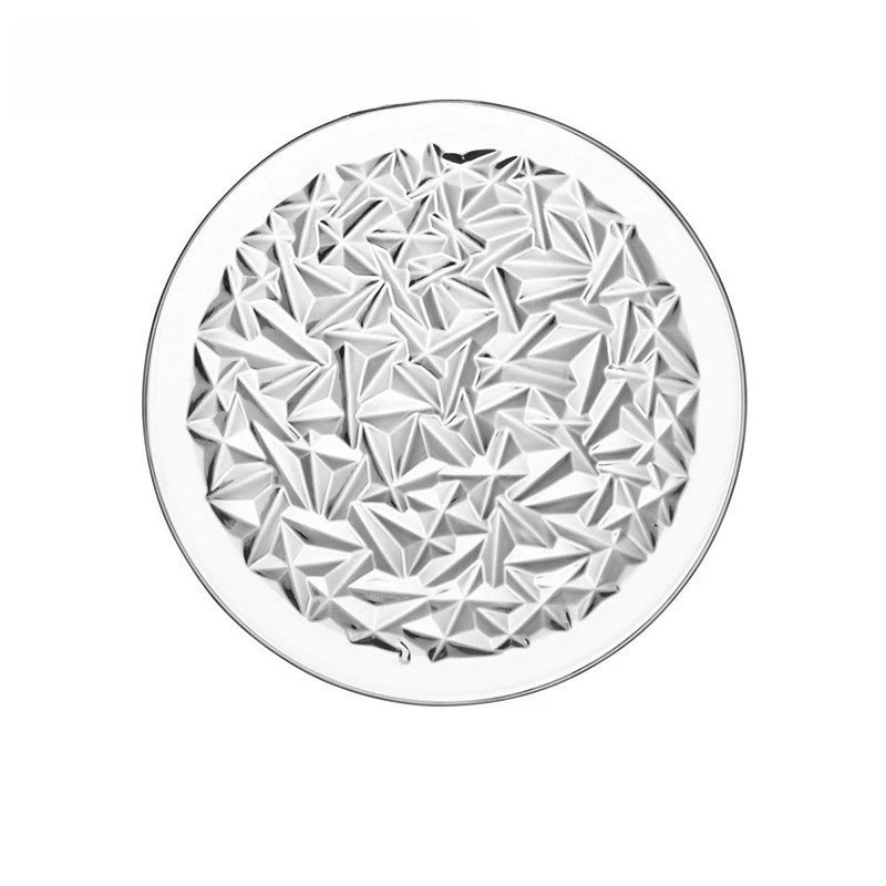 

Handmade crystal glass plate, household fruit salad plate