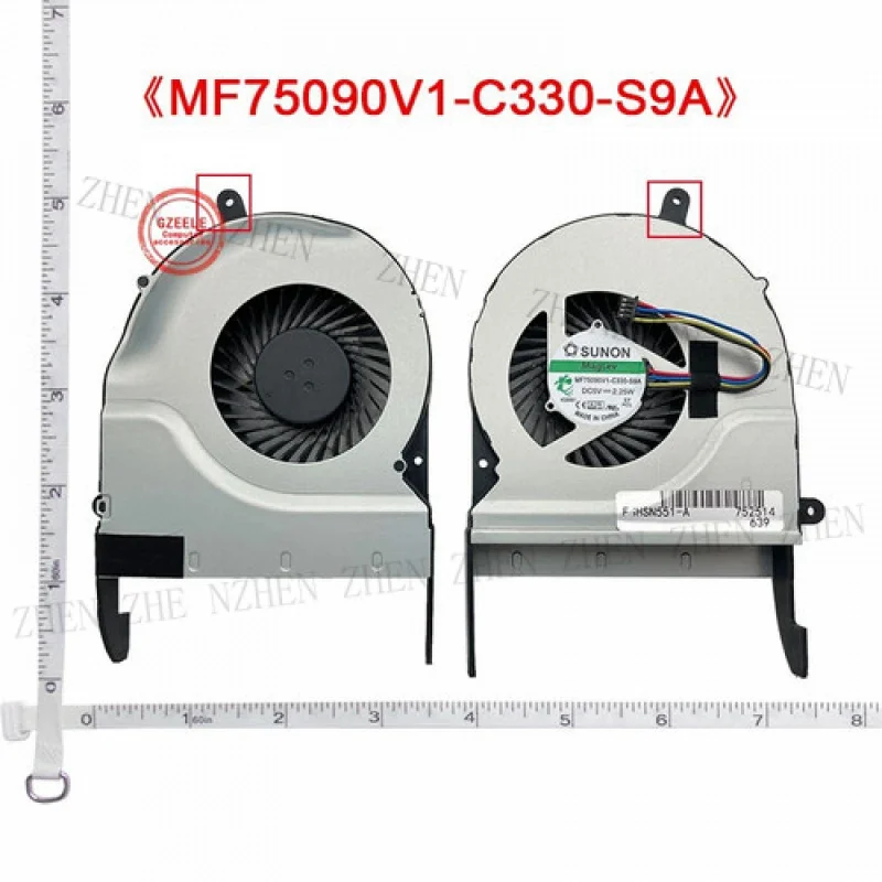 

Y CPU Cooling Fan For Asus N551 N551J G551 GL551JB GL551J GL551JX G58 G58J G58JW