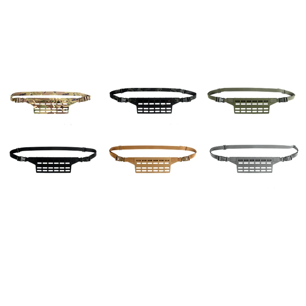 

Bodypack camouflage adapter board with 6 compartments and multiple mounting methods, MOLLE mounting for multi-purpose expansion