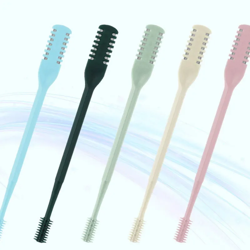 Portable Manual Nose Hair Trimmer Washable for Men and Women Waterproof Double Head Nose Hair Removal