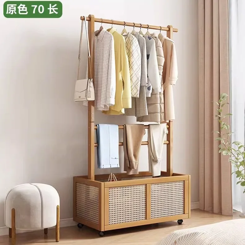 

Floor-to-ceiling Hanger Bedroom Removable Home Drying Rack Internet Celebrity Clothes Rack Indoor Simple Wardrobe Coat Rack
