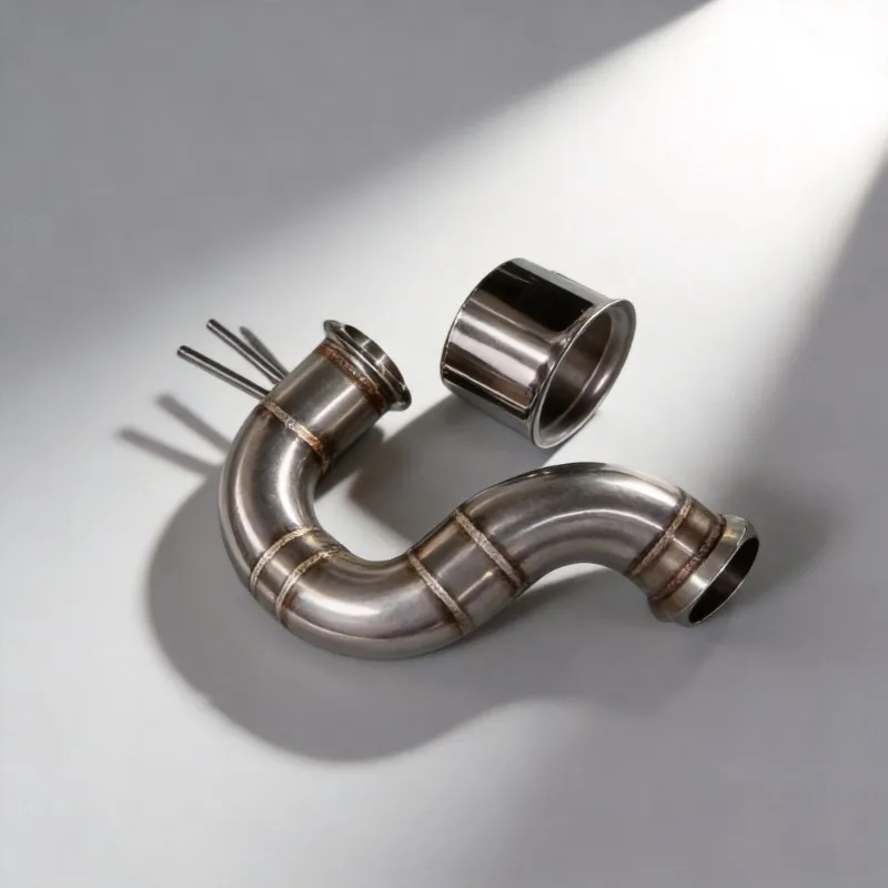 Stainless Steel Exhaust Downpipe For VW Golf 7 1.6 TDI Exhaust Down Pipes