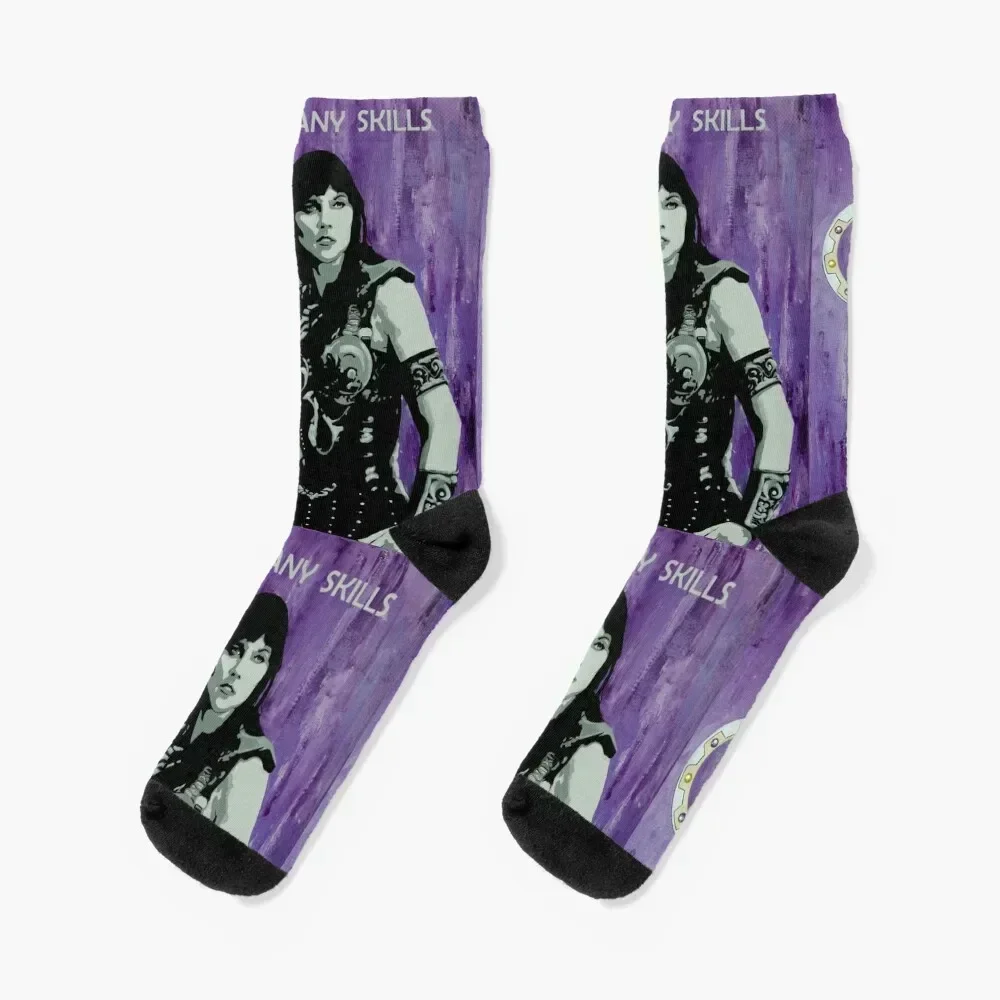 Xena Warrior Princess Socks funny sock Wholesale Boy Child Socks Women's