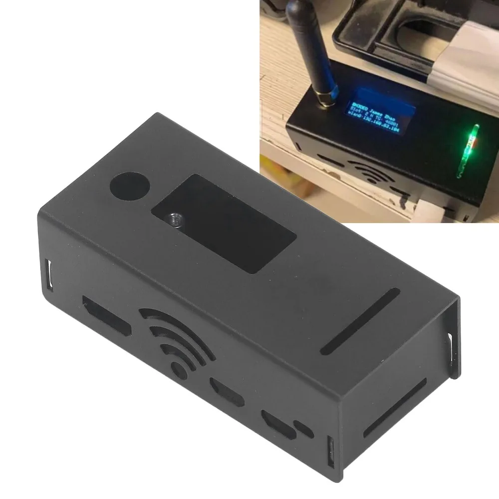 

Корпус точки доступа MMDVM из алюминиевого сплава, черный цвет, винты M2.5X3, защитный чехол для точки доступа, защитный чехол, чехол для точки доступа