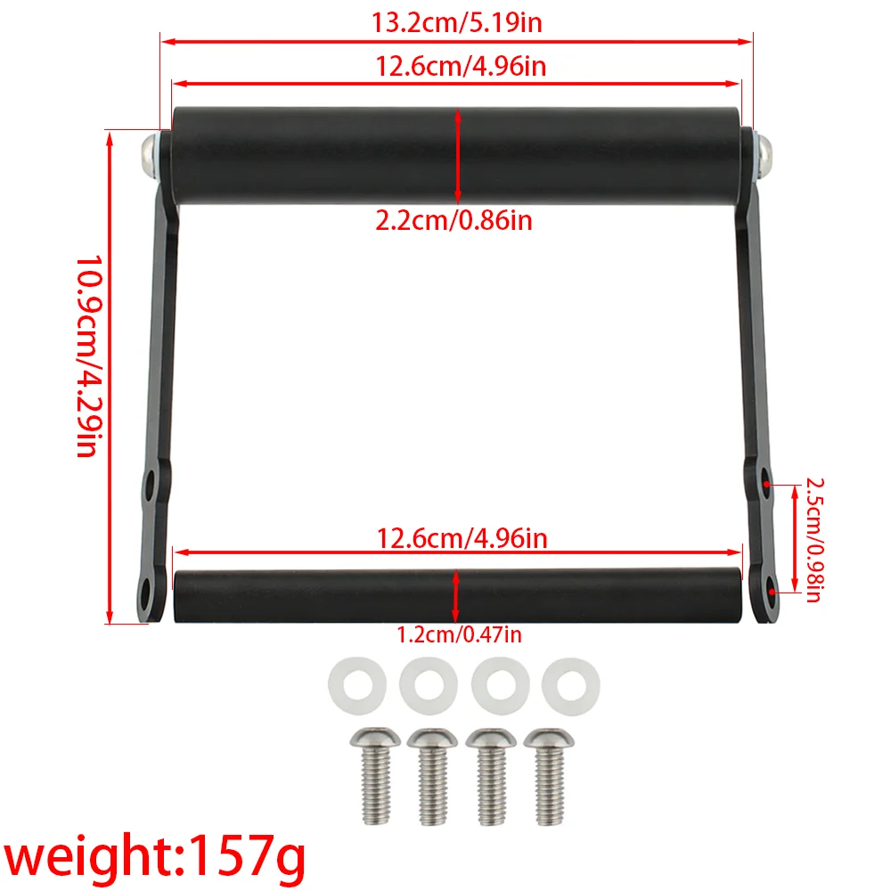 For Kawasaki Versys 1000 2015-2018 Motorcycle Phone Mount Handlebar Extension Rod Multifunctional Bracket GPS Stand Anti-Shake