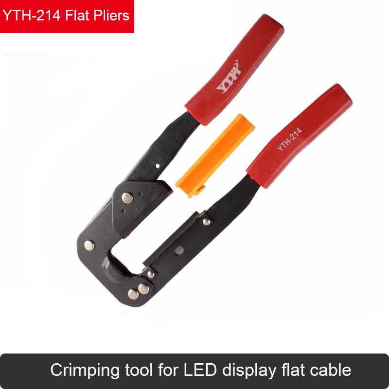 

YTH-214 LED Electronic Display Flat Cable IDC Crimping Tool, 214 Computer Flat Cable Pliers FC Crimping Pliers