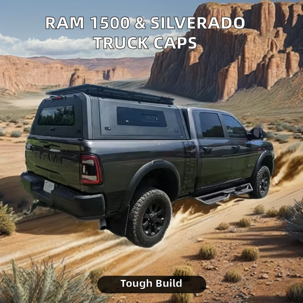 مظلة ألومنيوم كاملة لـ F150 2021+/RAM 1500 2019+ 5.5FT