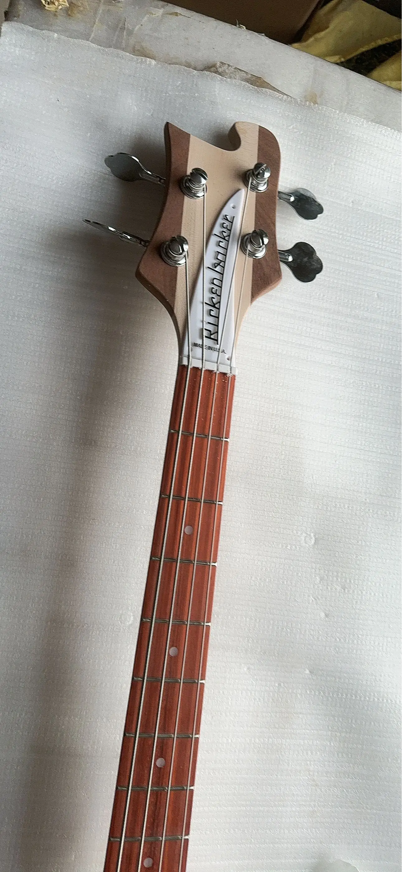 In Stock 4 string  Rickenbacker 4001 Electric Bass Guitar Through Neck-Body In Natural