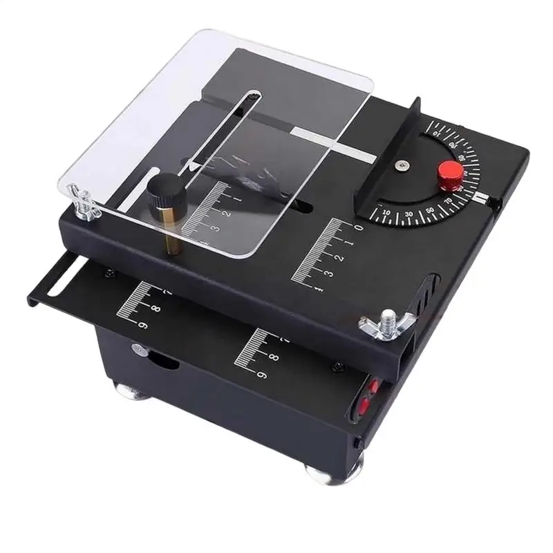 Table Saw For Crafts Precision Multifunctional Small Table Saw 7 Speed Adjustable Power Supply Tablesaw Cutting Bench For