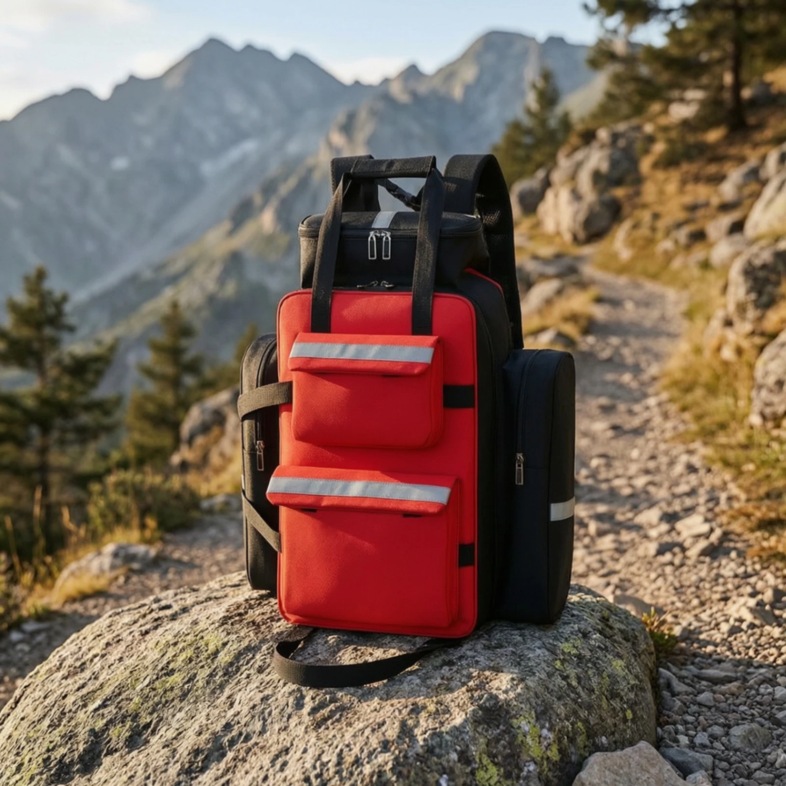 Rescue Backpack Portable First Aid Backpack Emergency Bag Multiple ...