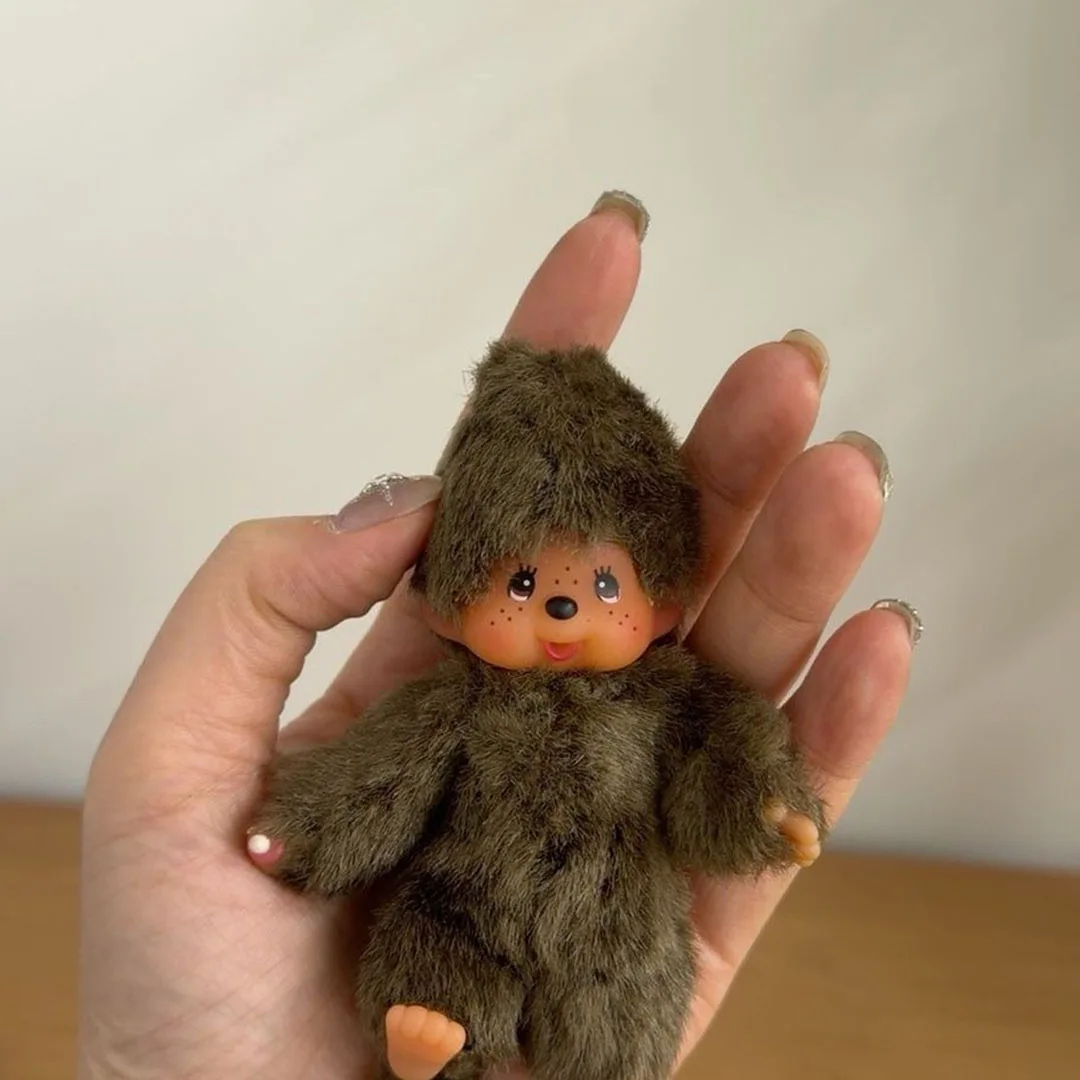 Genuine 9cm for Monqiqi Plush Keychain Doll Backpack Pendant Couple Style Women Birthday Gift Minor flaw