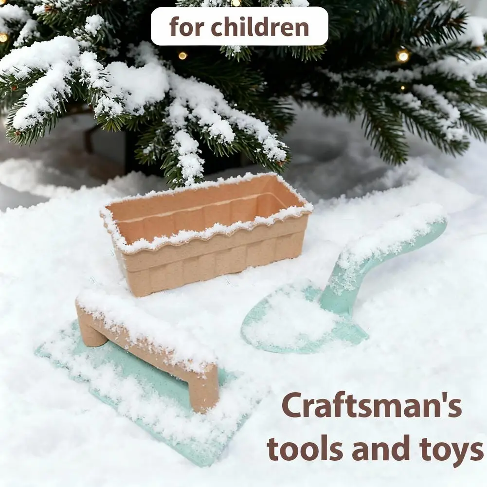 3 peças de brinquedo de praia de neve, molde de areia divertido para construir castelos de areia, para inverno e verão, brinquedo de aniversário infantil para atividades ao ar livre.