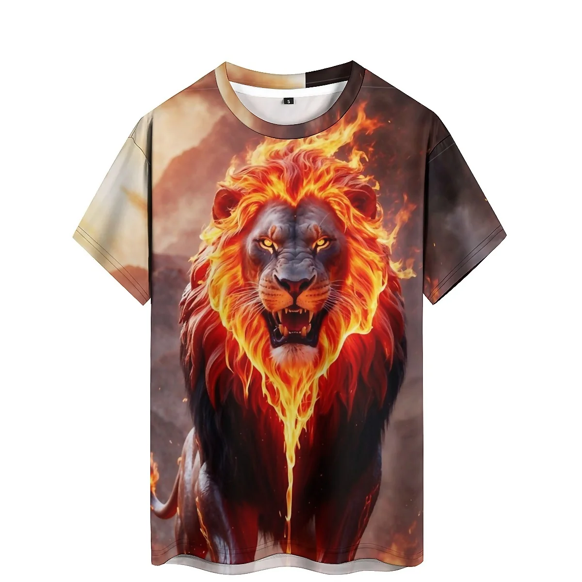 

2026 New Outdoor Pattern T-Shirt - Men's 3D Printed Short-Sleeve Student Loose Top