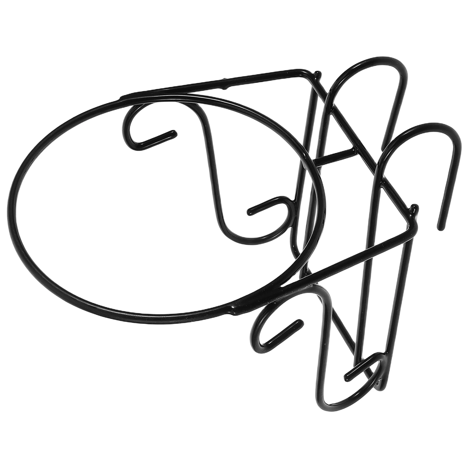 

Reflective Ball Display Stand Iron Garden Decor Globe Support Easy Installation Ball Holder Yard Flower Stand