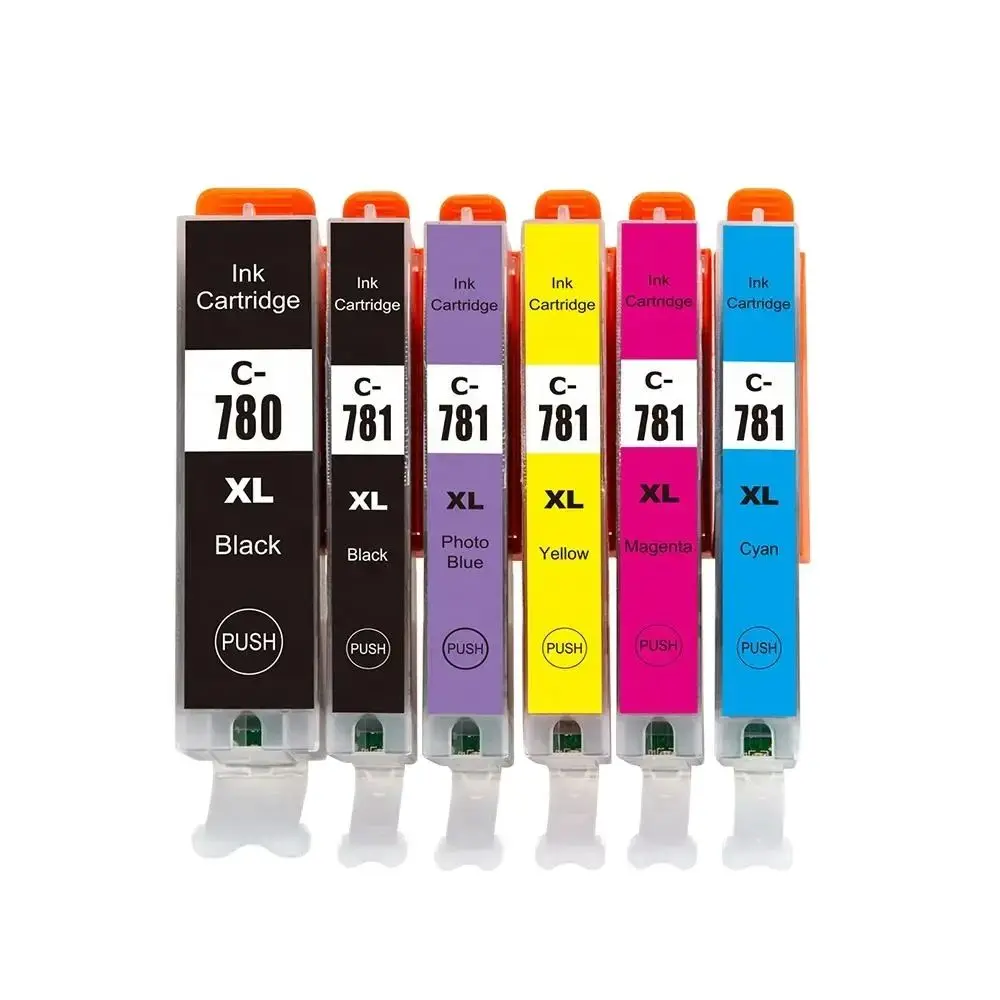 PGI 780 PGI-780XL CLI 781 CLI-781XL Premium Color Compatible Ink Cartridge for Canon PIXMA TS707 TR8570 TS8170