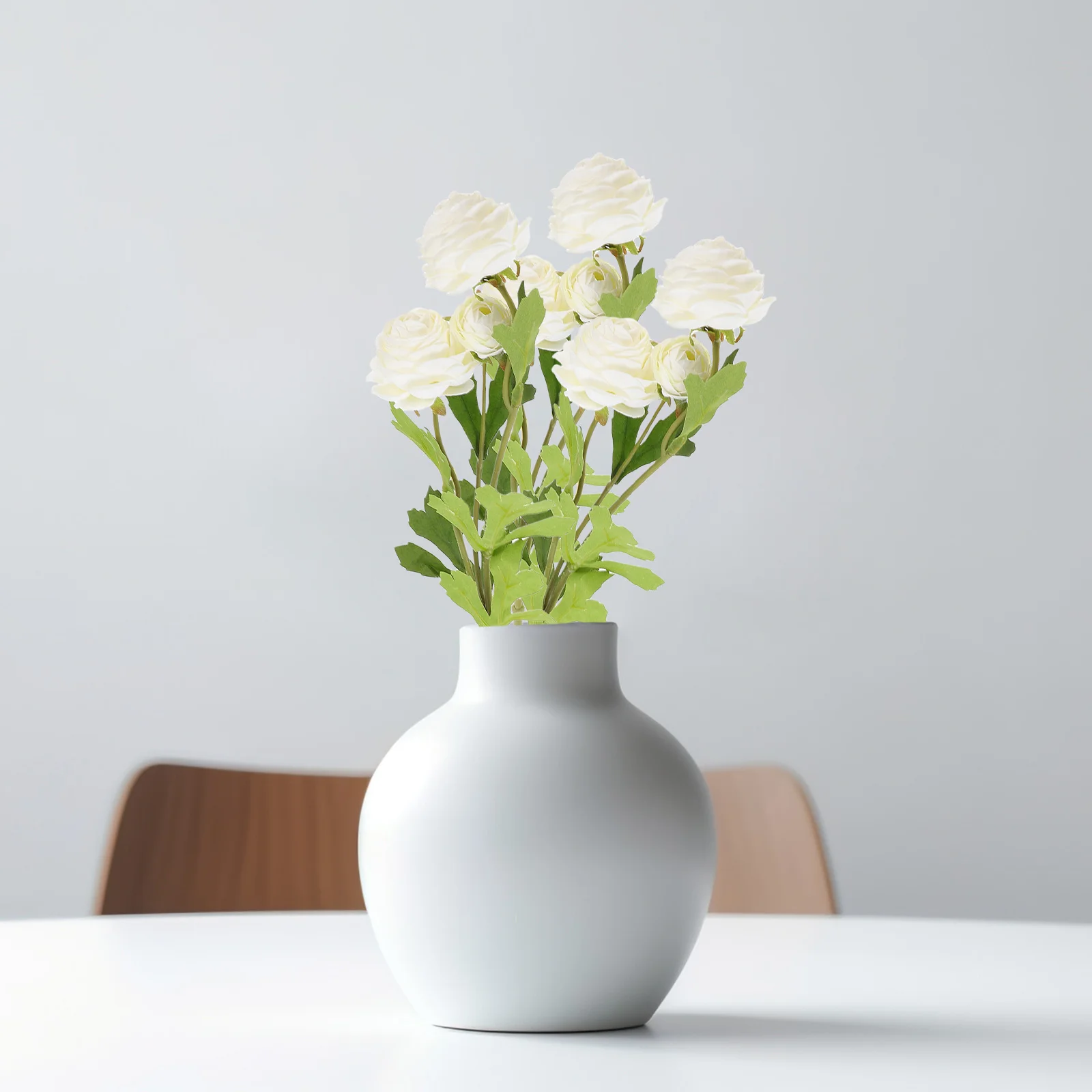 

2pcs Simulated Lotus Flowers Silk Artificial Flower Picks For Wedding Party Decor, Realistic Floral Arrangement Centerpiece For