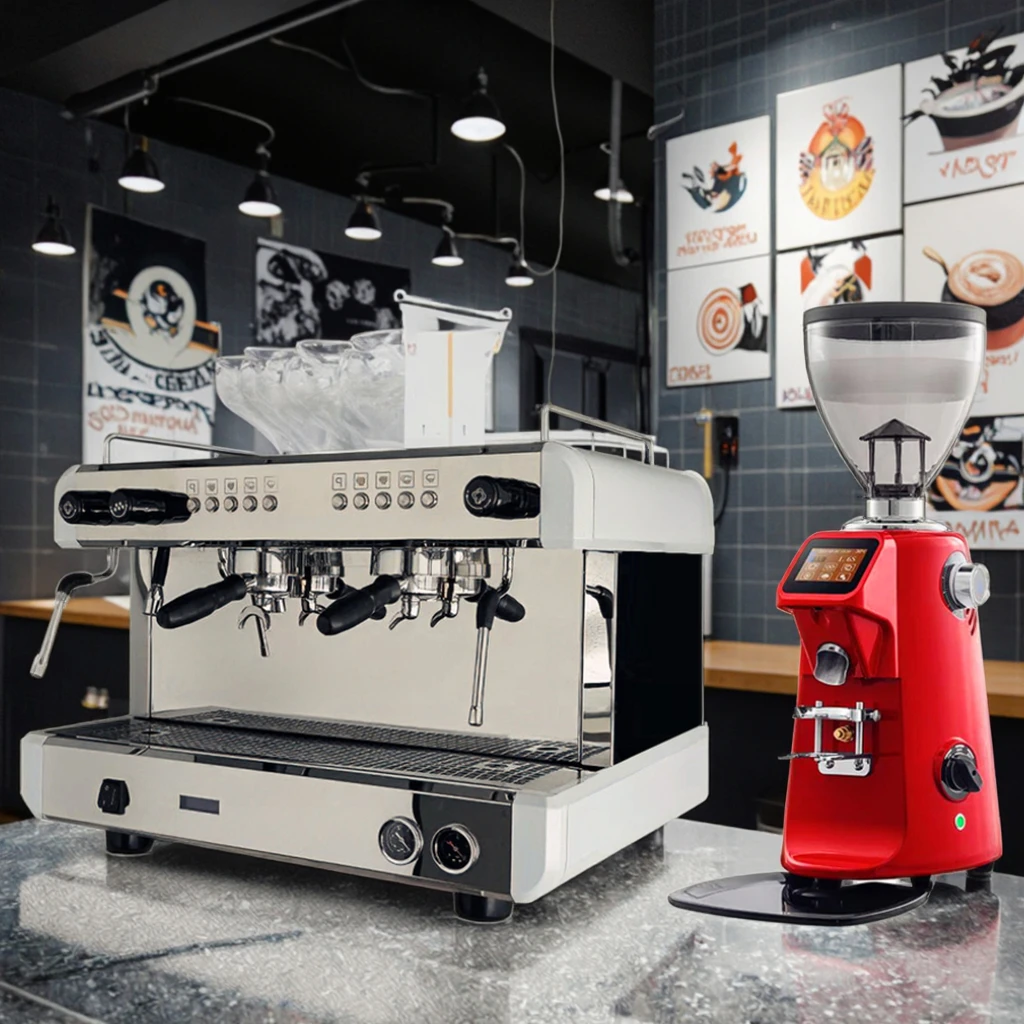 3 in 1 Profesional Kaffeemasch - огляд і ціна Commercial Espresso Machine