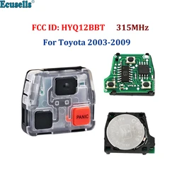 Ecuserls 3 przycisk pytają 315MHz klucz zdalny pokładzie z Pcb dla Toyota FJ Cruiser Land Cruiser 2003-2009 FCC ID: HYQ12BBT