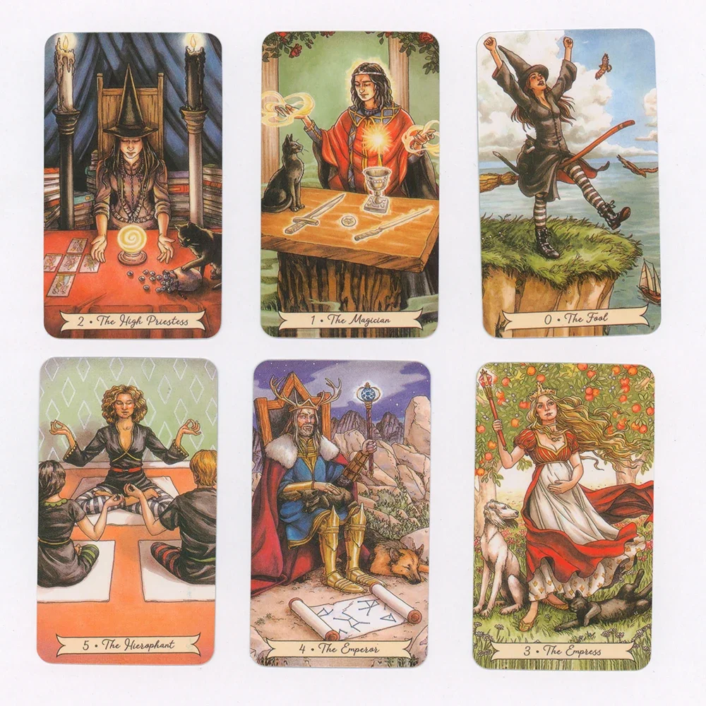 New Everyday Witch Tarot Cards and Guidebook Card Fate Divination Game Tarot Deck For Party Holiday Gift Board Games