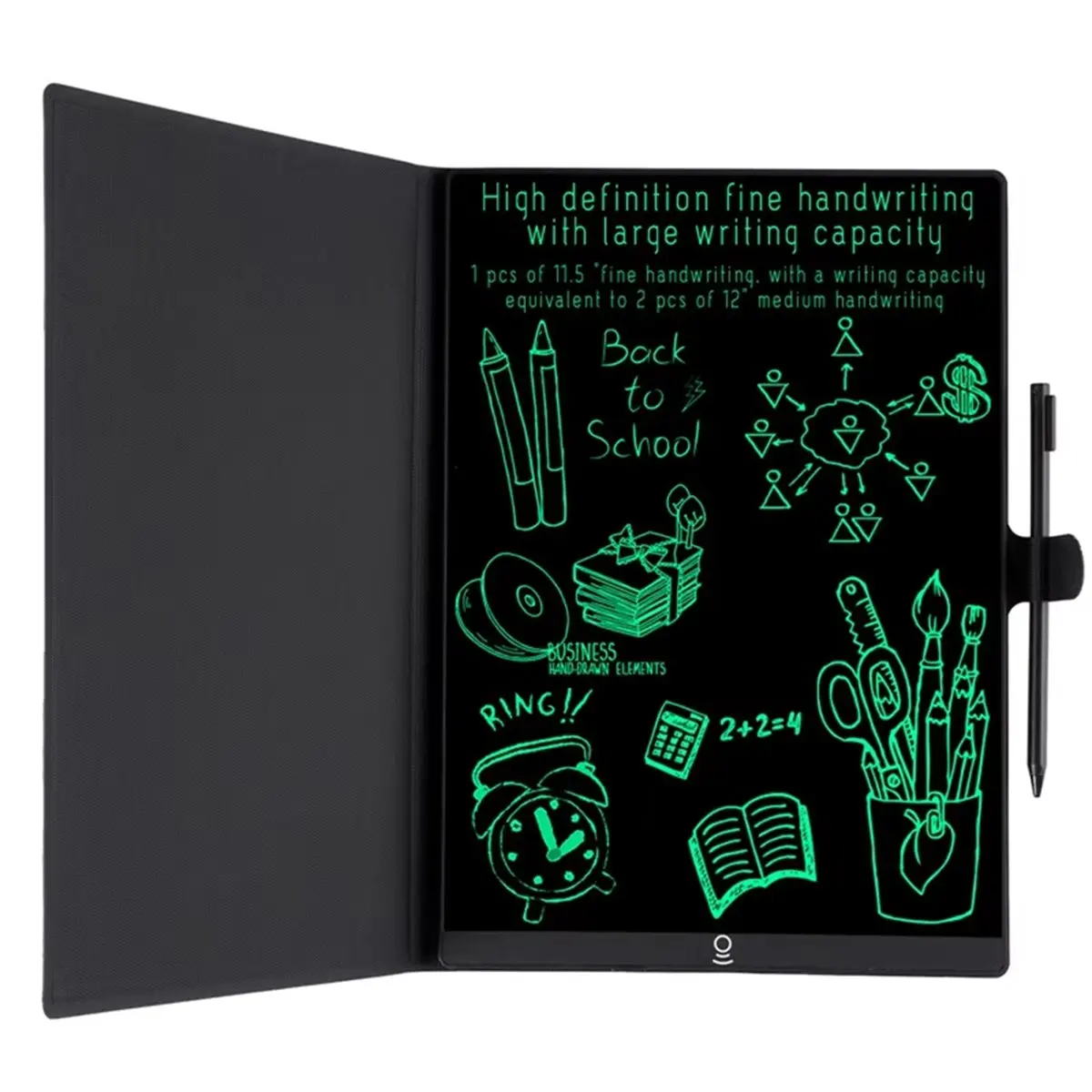 L77A 11.5 Inch LCD Drawing Board for Work Study Full Screen Superfine Handwriting Magnetic Clear Writing Tablet Pad with Case