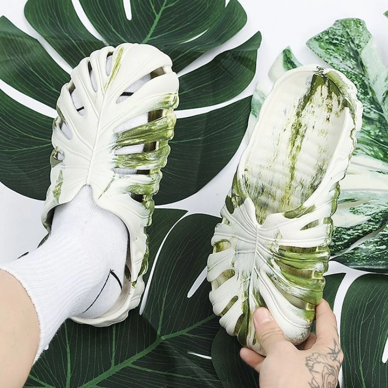 

Летние пляжные сандалии, мужские уличные удобные тапочки на платформе с отверстиями для мужчин, дизайнерские роскошные Y2k Mascullino Eva, забавная обувь для взрослых