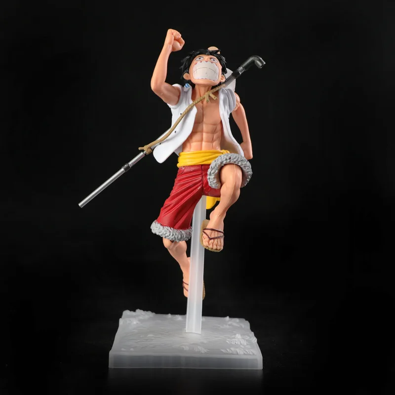 Anime One Piece Monkey D Luffy Portgas D Ace Sabo Running Ver. PVC Action Figure Statue Collectible Model Kids Toys Doll Gifts