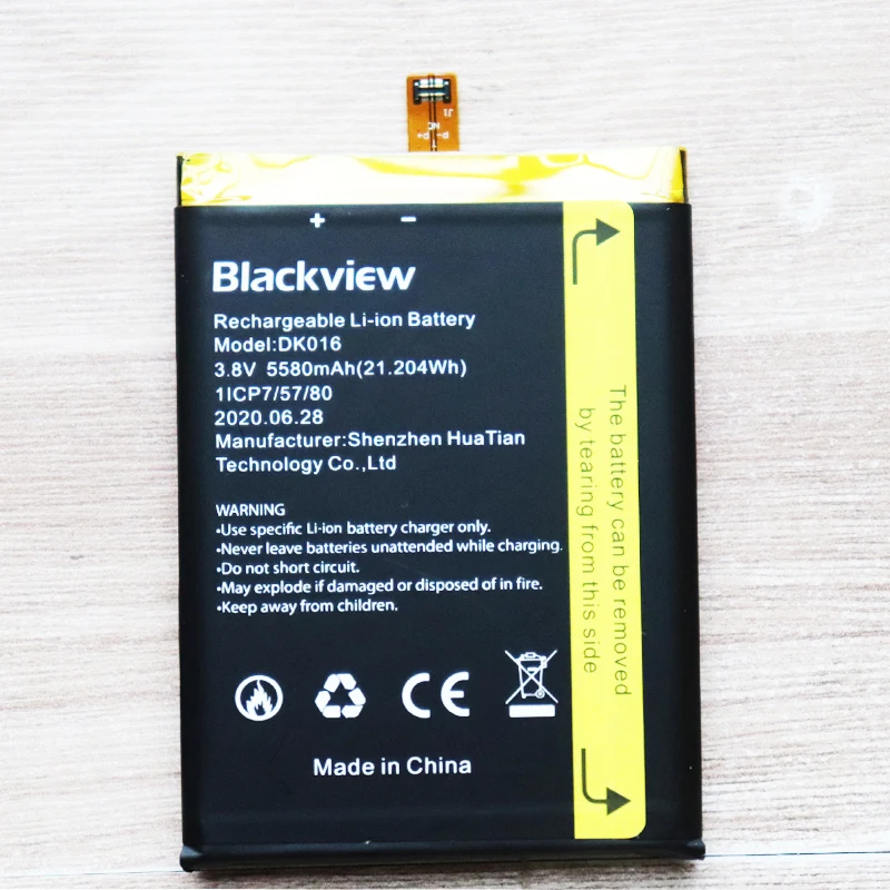 

Аккумулятор для телефона 5580 мАч DK016 для Blackview BV6900 3,8 в Вт-ч