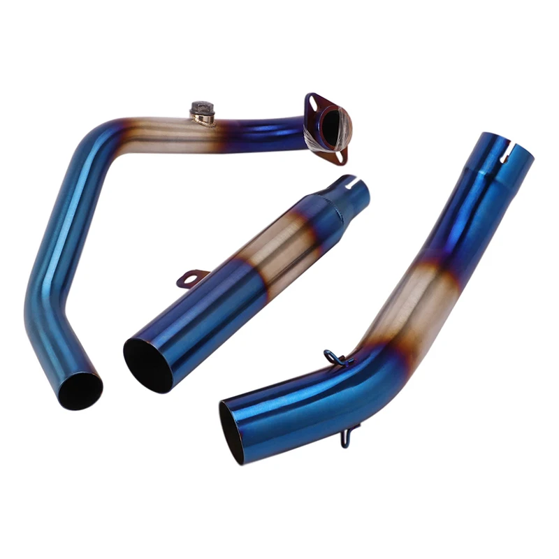 Slip on For CFMoto NK250 250SR 300NK NK300 300SS NK 250 300 Motorcycle Exhaust System Escape Moto Modify Front Link Pipe Muffler