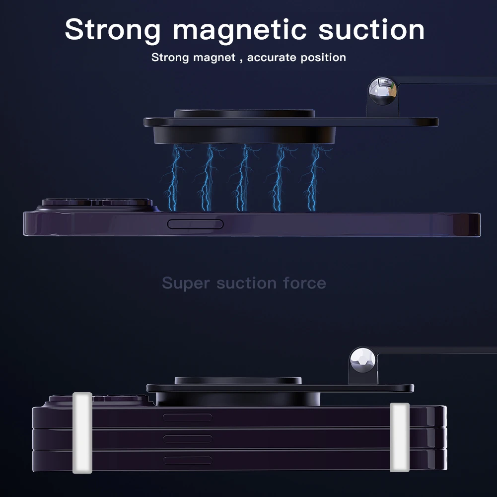 Простая двойная Складная стойка для беспроводного зарядного устройства, устойчивая портативная настольная стойка для телефона, стойка для кабинета и офиса