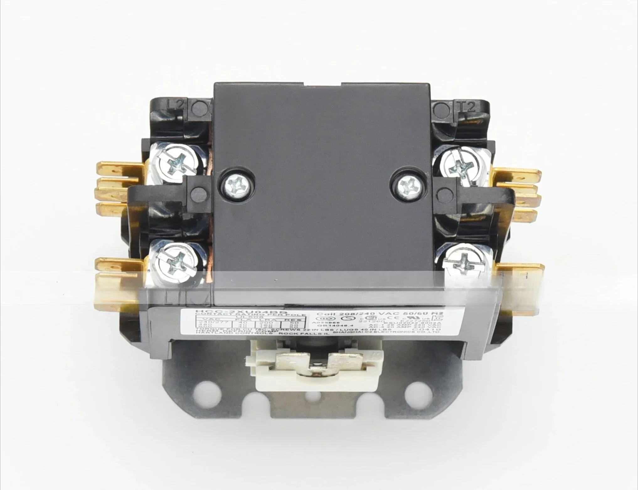 خزانة عازلة لعرض ثلاث طبقات HCC-2XU04BB 208-240 فولت موصل تيار متردد ثنائي القطب #3