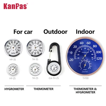 KANPAS Temperature Meter &Hygrometer /  Quality Thermometer Hygrometer for Outdoors / Indoor and car/Thermohydrometer 1