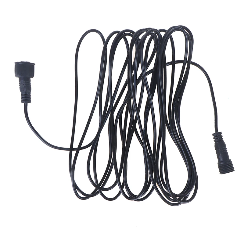 2 Pin Male To Female Connector Floodlight Universal 5M Cable 5 Meter Extension Cable For Solar Spotlight Waterproof Cable