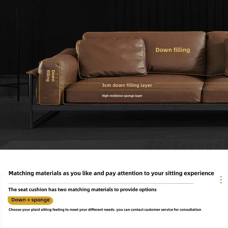 Секционный диван Cloud Couch, секционный диван с откидной спинкой, кожаный диван, современная гостиная, тафтинговый с регулируемым диваном для отдыха