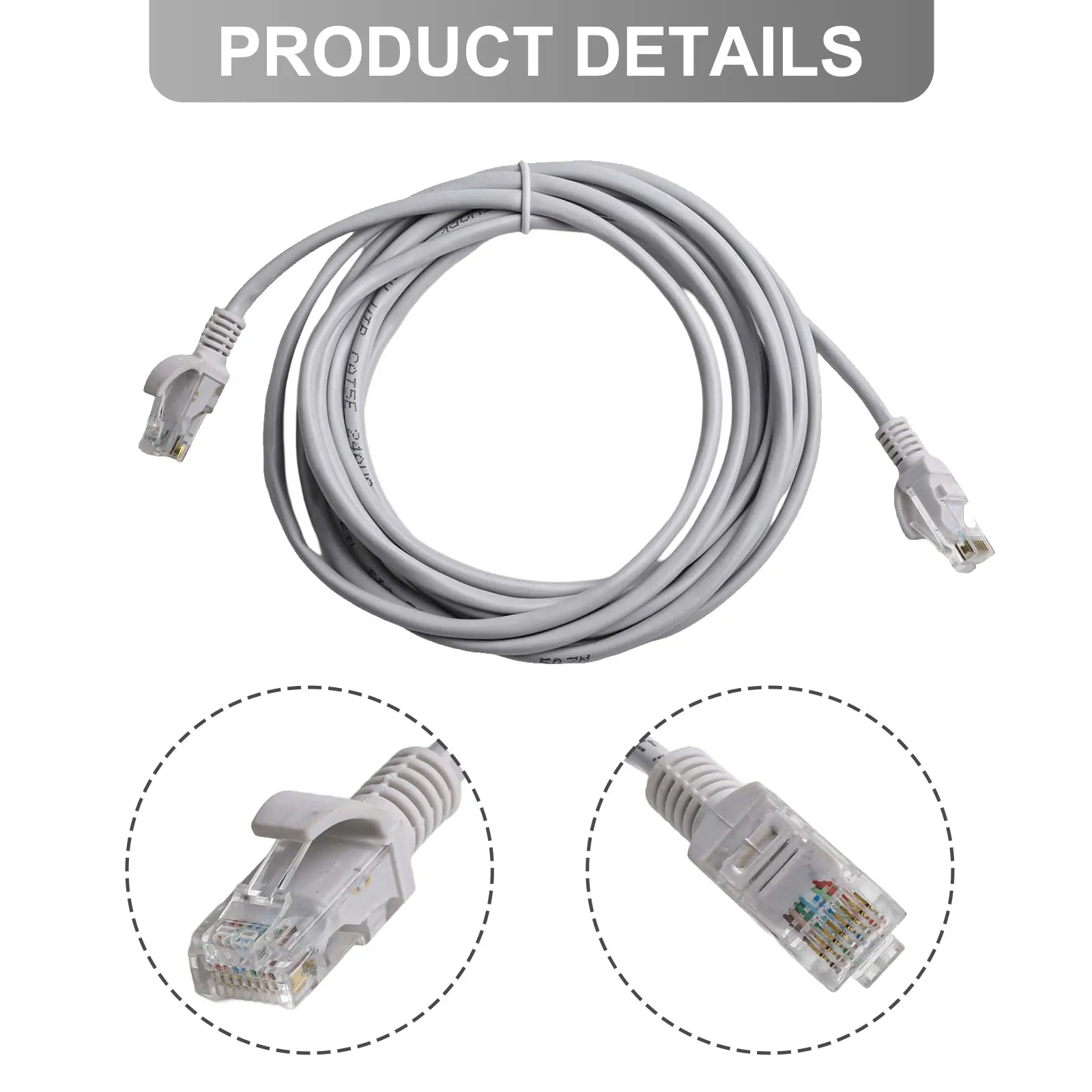 Cat 5 Ethernet Cable High Speed Router Computer Cable superconducting Network LAN Cable Cord Compatible Patch Cord 3M 5M 10M