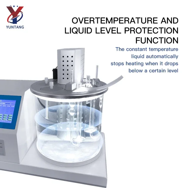 Automatic  Electronic Measuring Instruments Oil Kinematic Viscosity Kinematic Viscosity    Dynamic Viscosity Tester